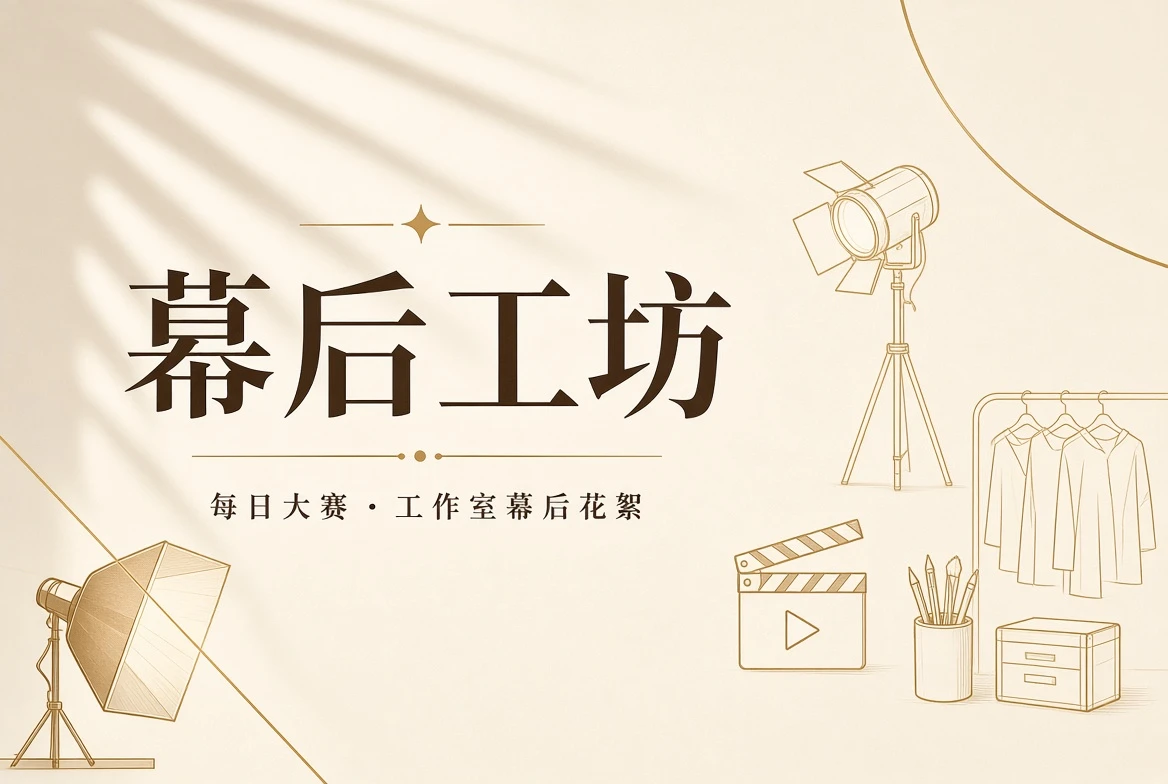 每日大赛舞台幕后工作主题视觉